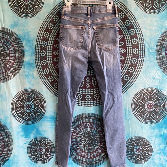 TOPSHOP blue skinny jeans high rise - Picture 3 of 3